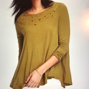 Old Navy cutwork swing tee, XLT